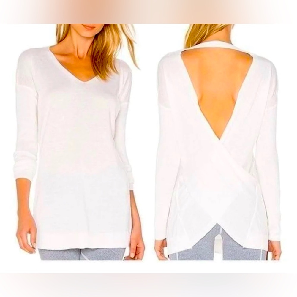 Vimmia Shavasana Reversible Sweater XS/White New w/ tags